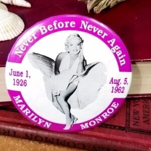 Vintage Marilyn Monroe Commemorative Pin